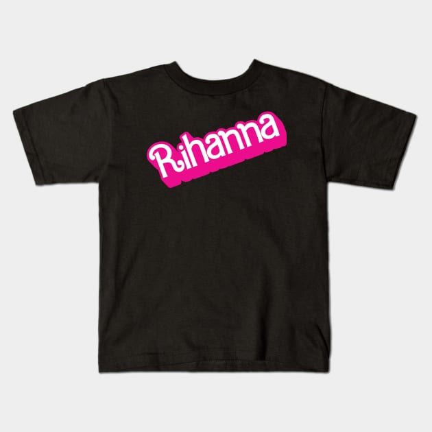 Rihanna x Barbie Kids T-Shirt by 414graphics